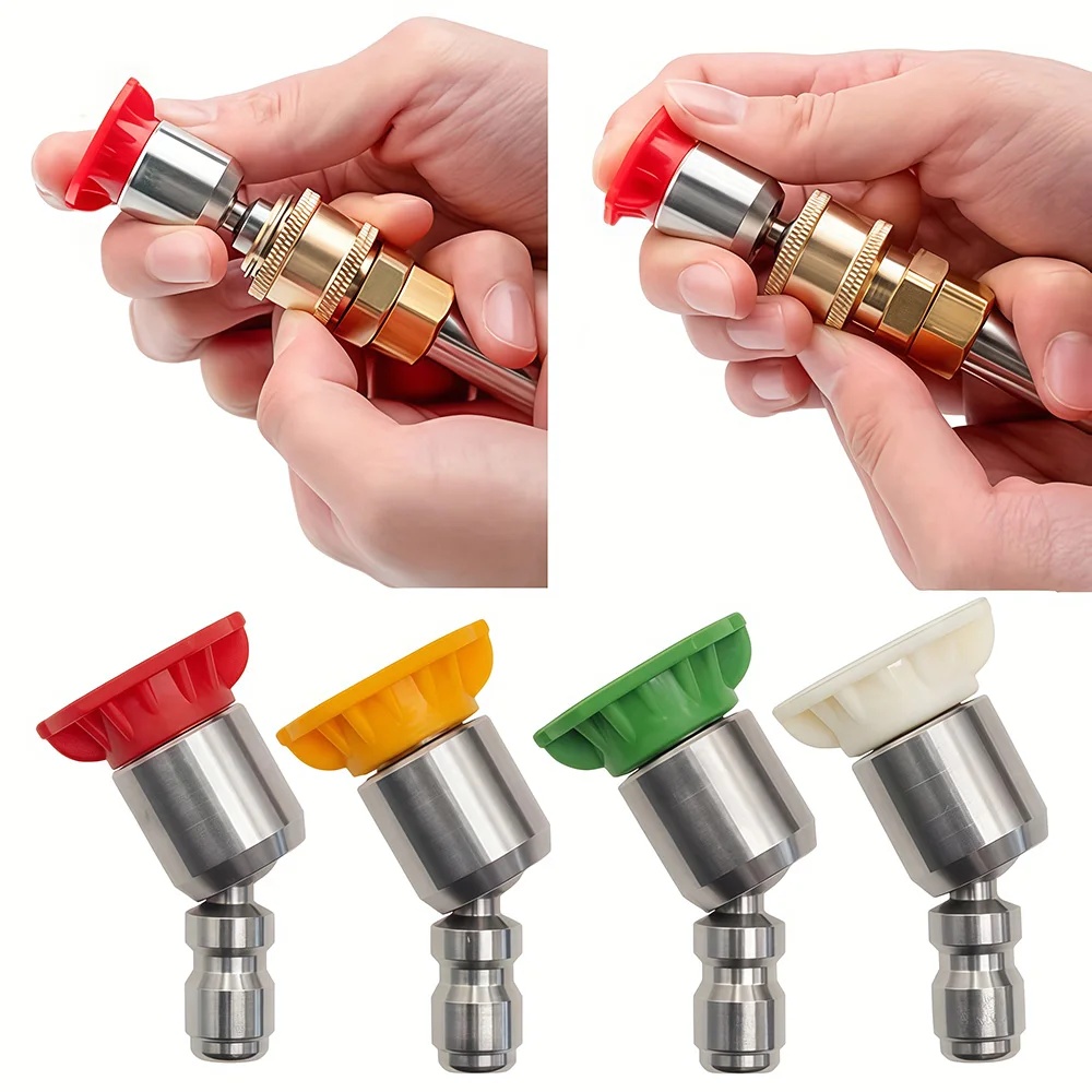 Laser Nozzle Ceramic - Pivoting 1/4'' Quick Connect Jet Spray