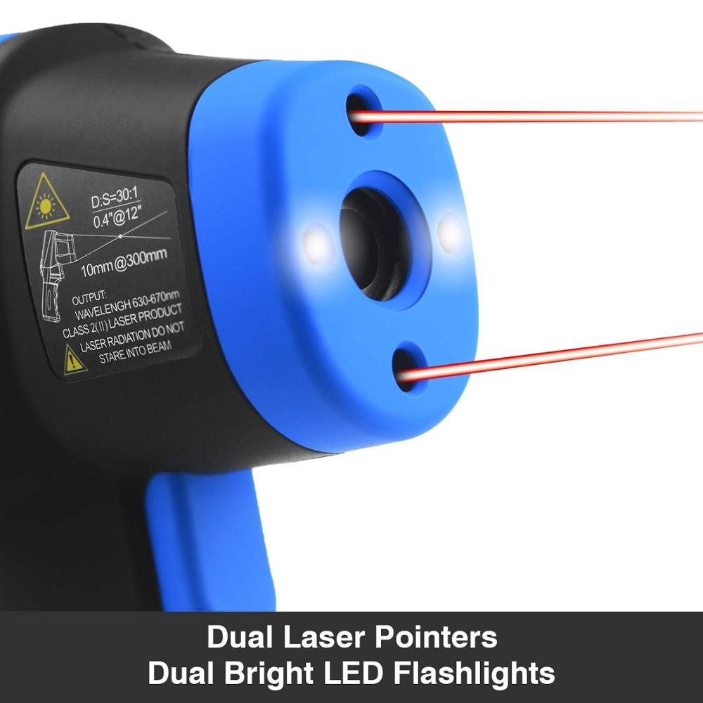 -50℃ to 1500℃ Laser Thermomete - Industrial Laser Thermometer Gun review and price