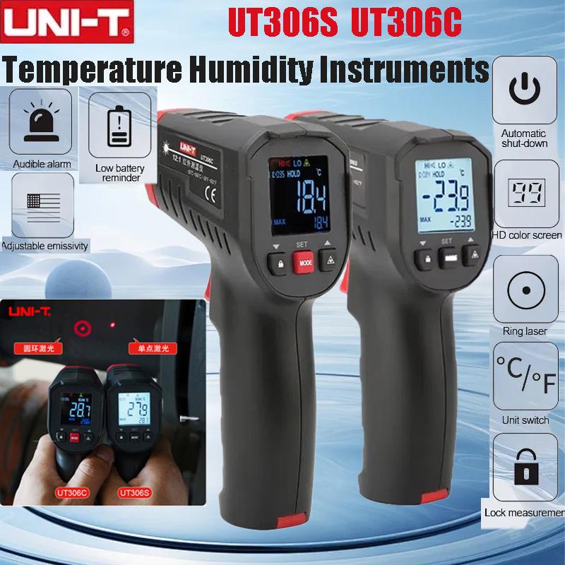 UNI-T UT306S UT306C Digital Th - Industrial Laser Thermometer Gun review and price