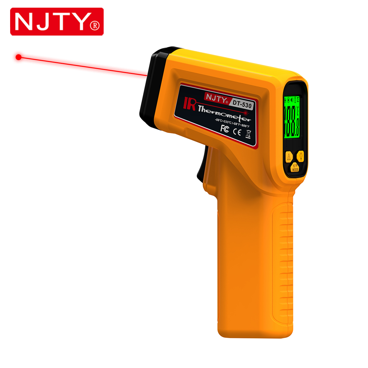 NJTY Infrared Thermometer Lase - Industrial Laser Thermometer Gun review and price