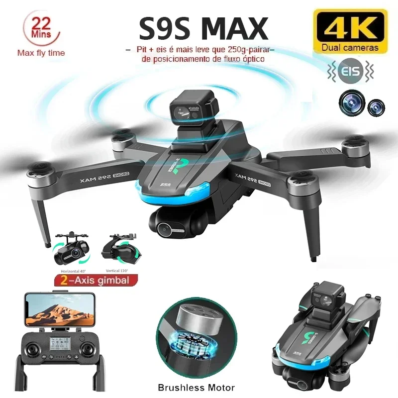 NEW S9S MAX MINI Drone 4K 2-Ax - Industrial Handheld Laser review and price