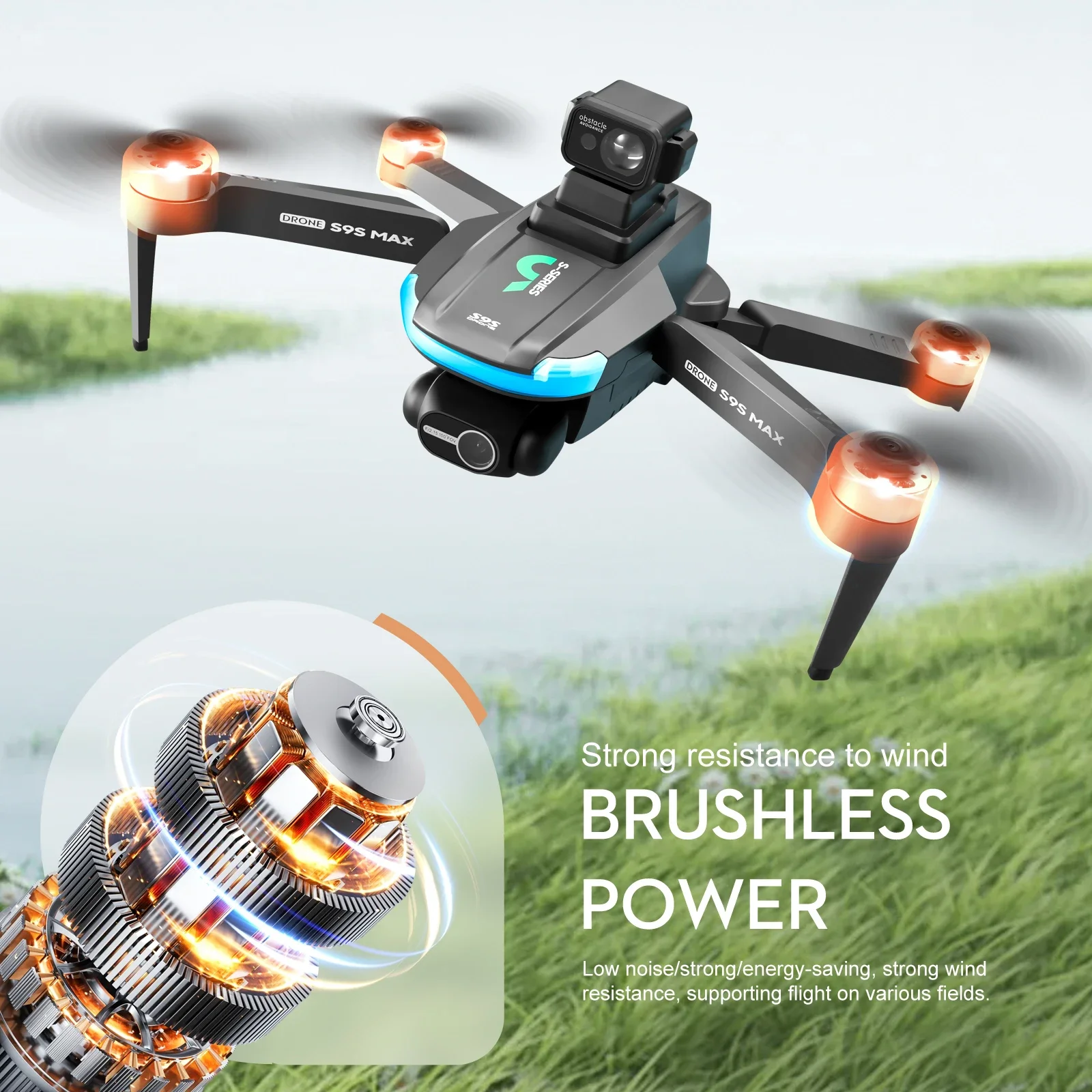 NEW S9S MAX MINI Drone 4K 2-Ax - Industrial Handheld Laser review and price