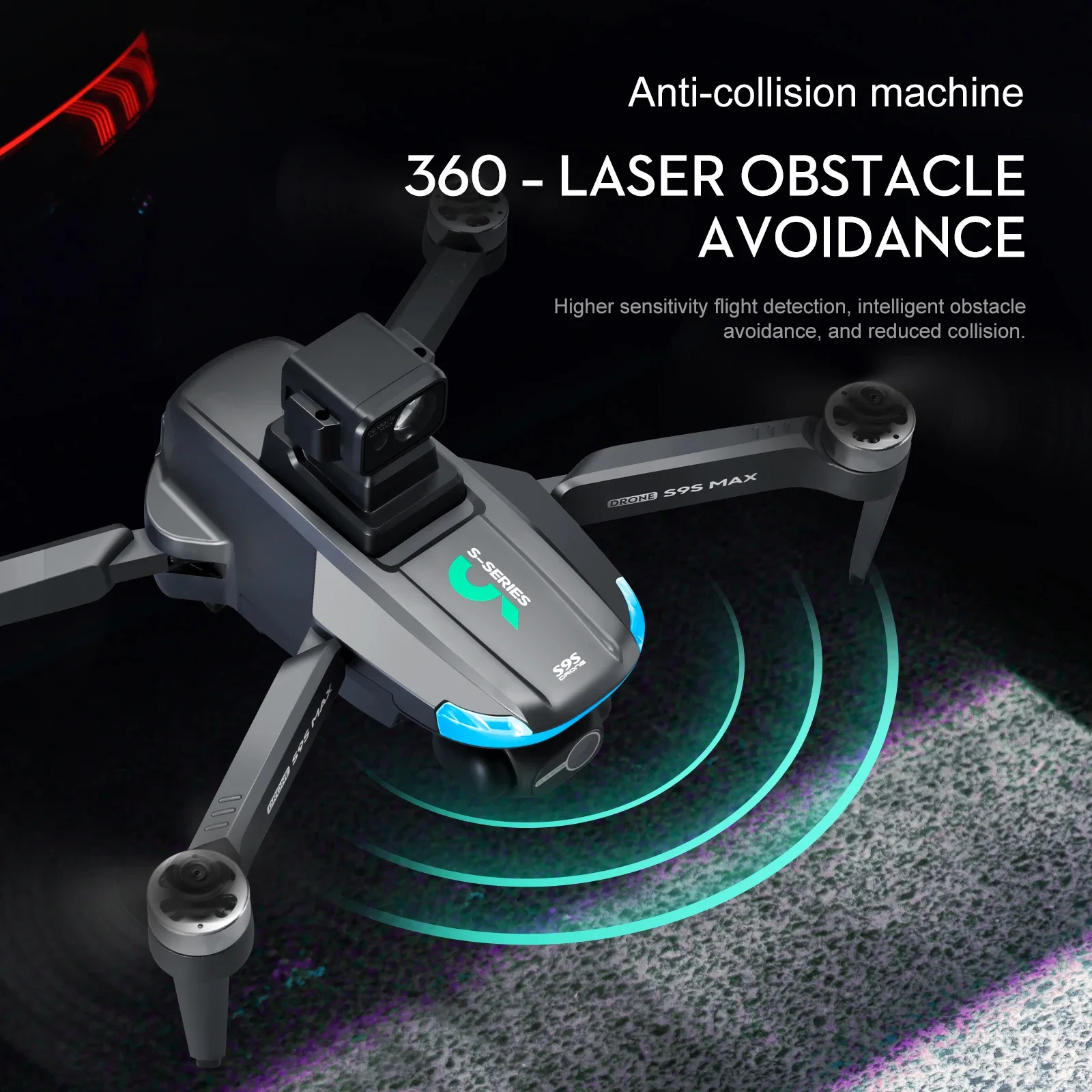 NEW S9S MAX MINI Drone 4K 2-Ax - Industrial Handheld Laser review and price