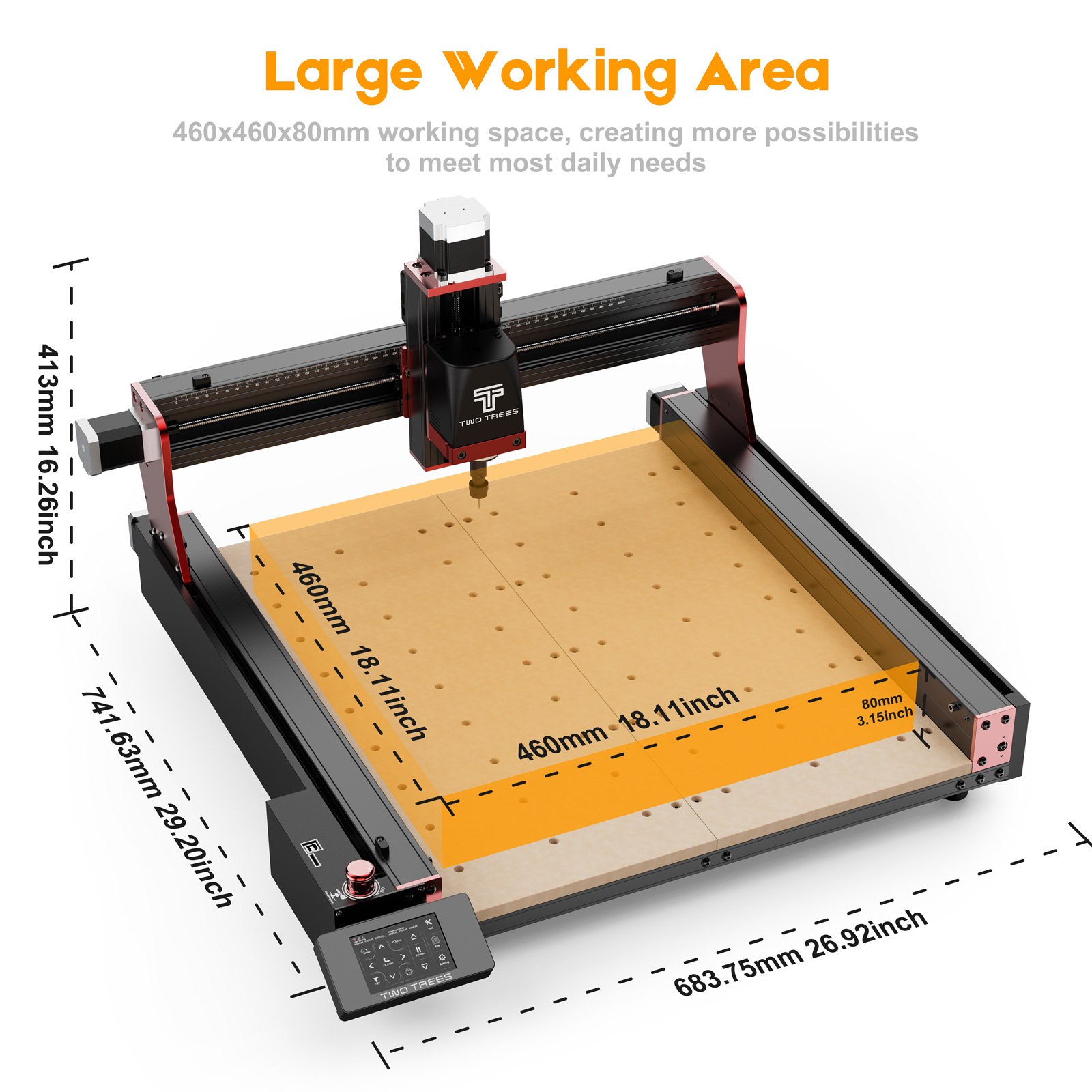 TWOTREES TTC450 pro CNC woodwo - Limit Switch Cnc review and price