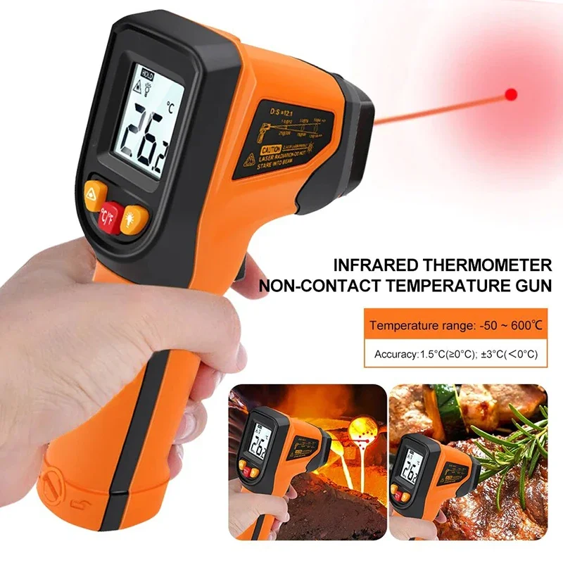 T400 T600 Digital Infrared The - Industrial Laser Thermometer Gun review and price