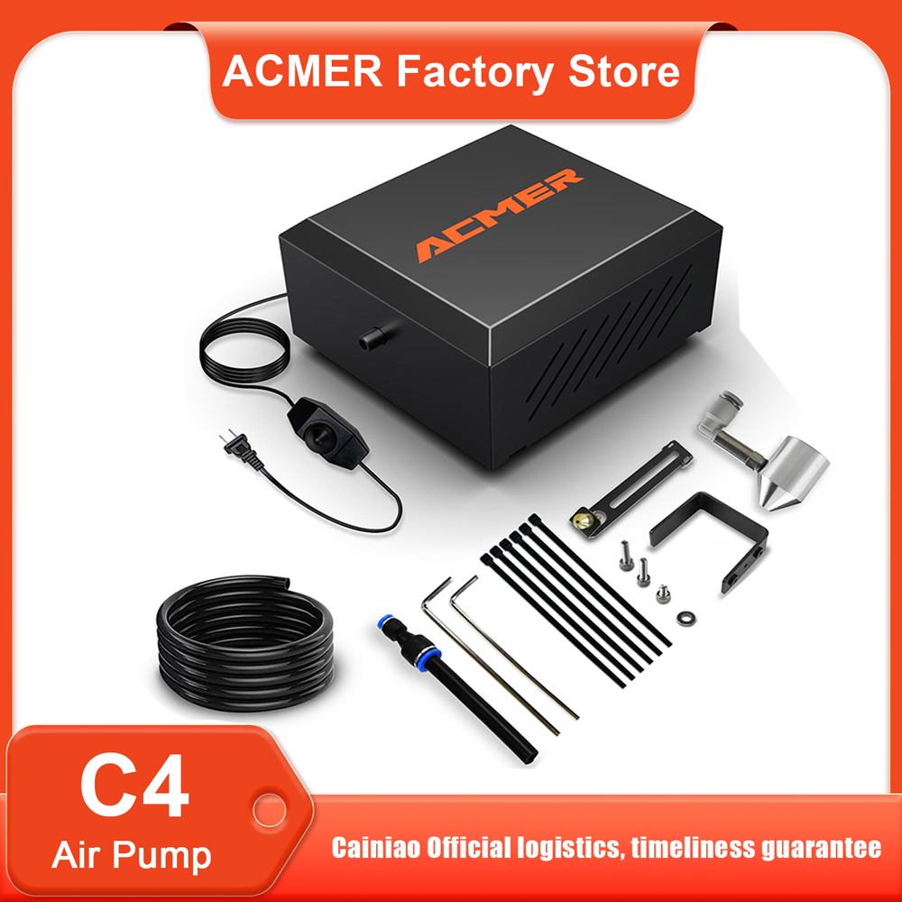 ACMER C4 Laser Air Assist Pump - Industrial Laser Engraver review and price