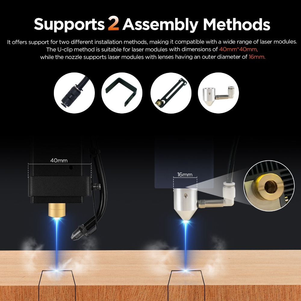 ACMER C4 Laser Air Assist Pump - Industrial Laser Engraver review and price