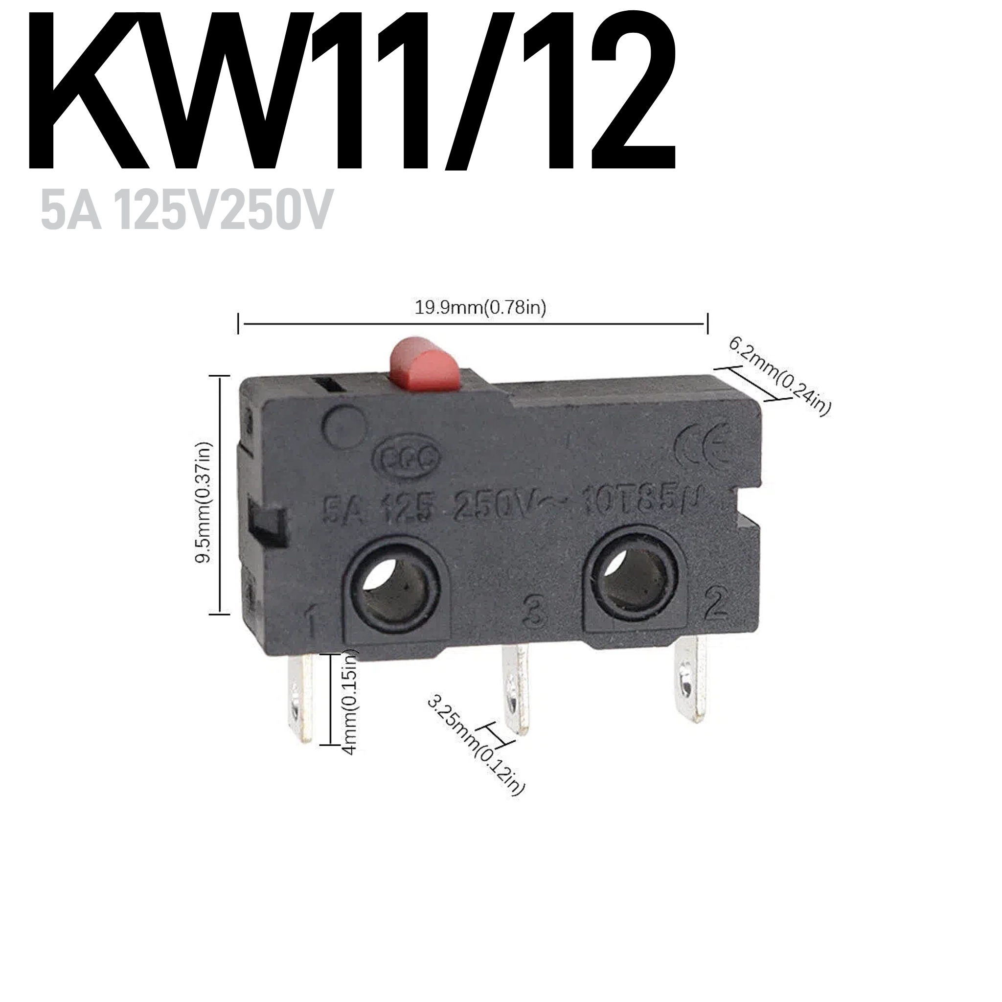 5-10-30pcs 5A 125V250V KW12 Tr - Limit Switch Cnc review and price