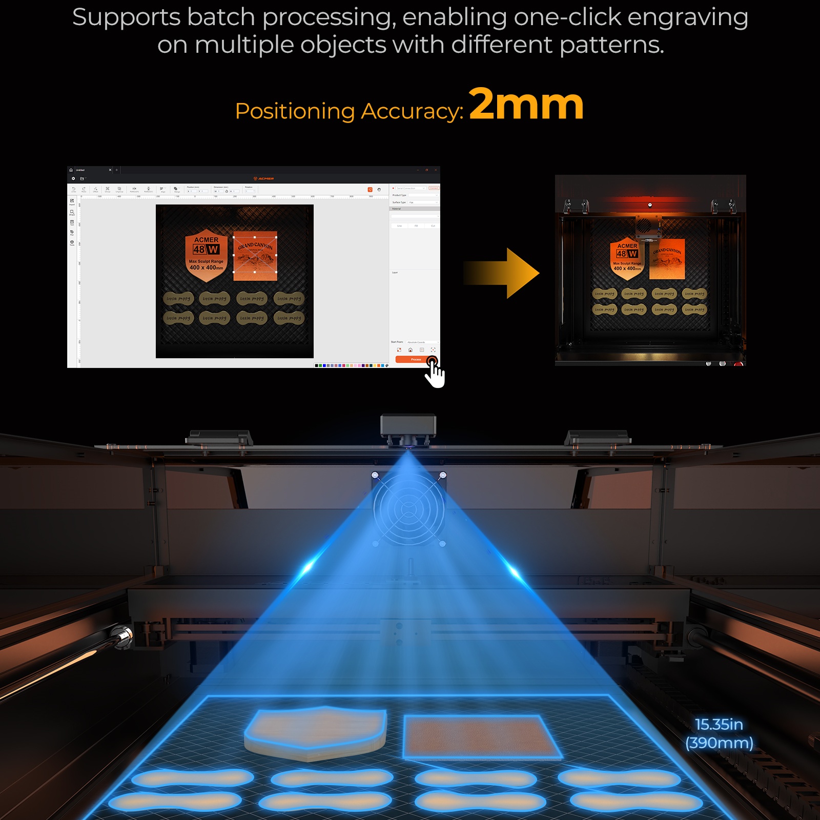 ACMER P3 48000mm/min Class 1 L - Industrial Acrylic Laser Cutter review and price