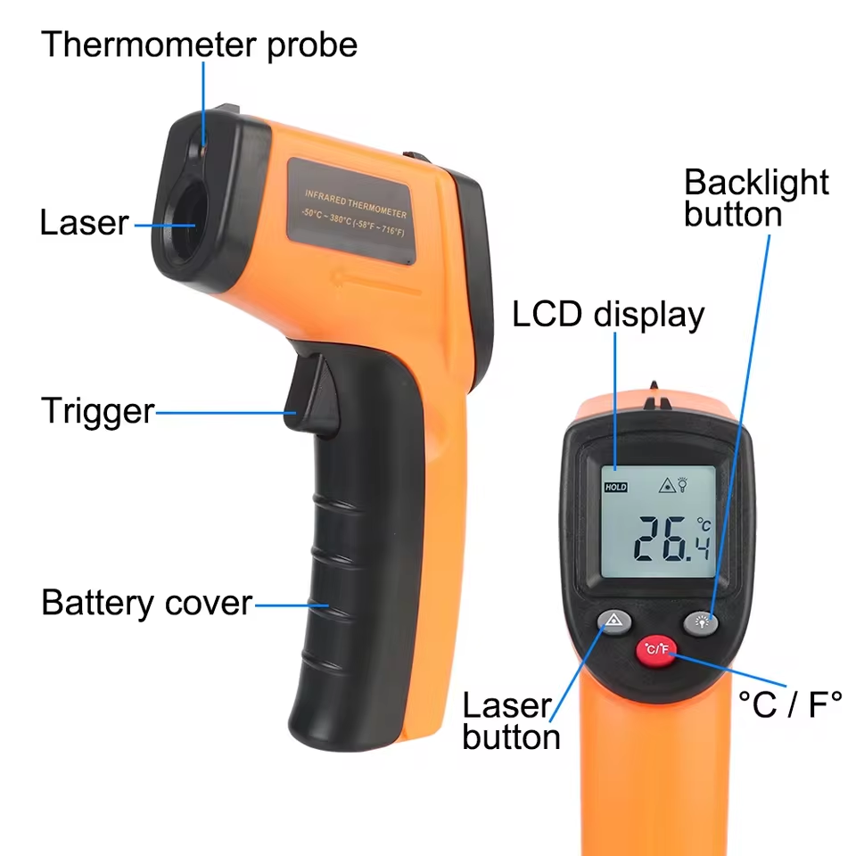 New T600 T600A Digital Infrare - Industrial Laser Thermometer Gun review and price