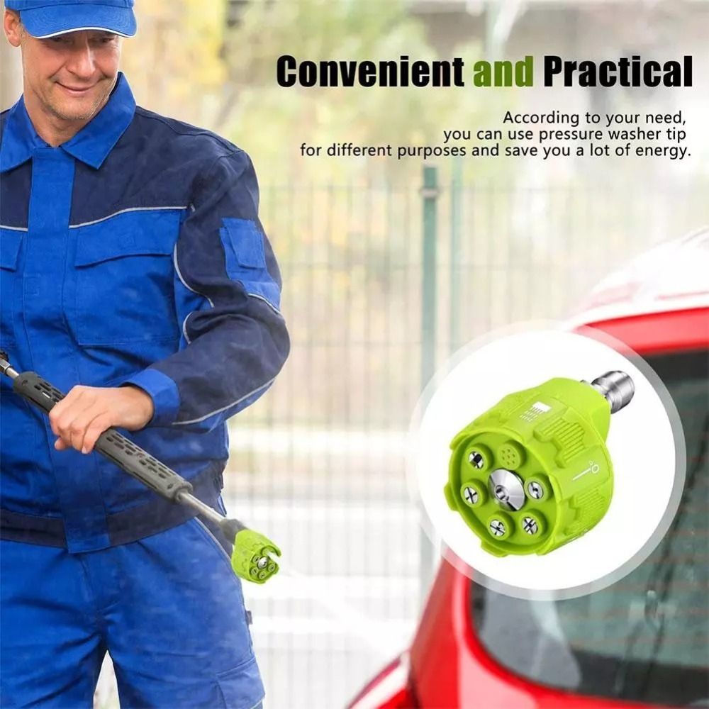 New 6in1 Pressure Washer Nozzl - Laser Nozzle Ceramic review and price