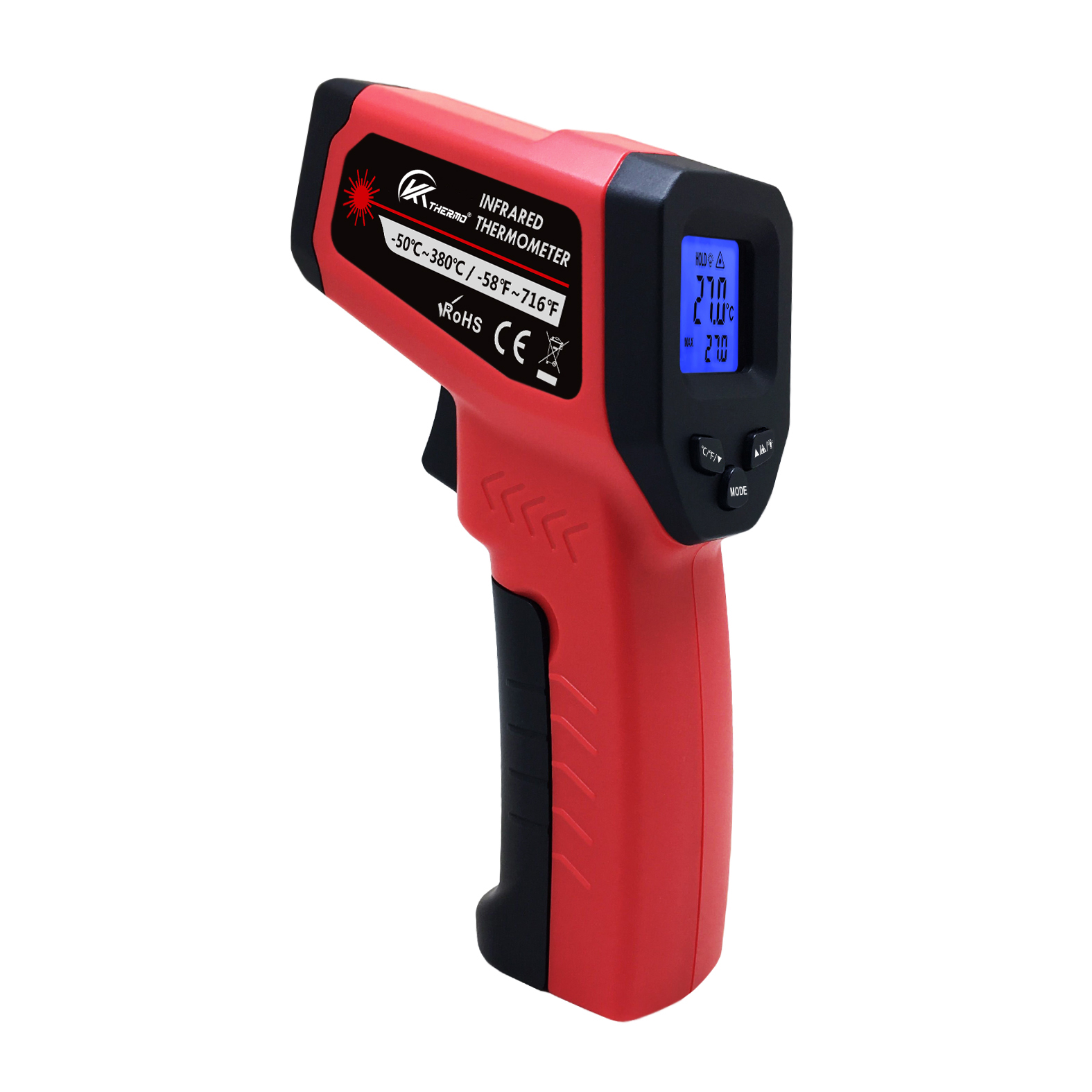 LCD Industrial Electronic Ther - Industrial Laser Thermometer Gun review and price