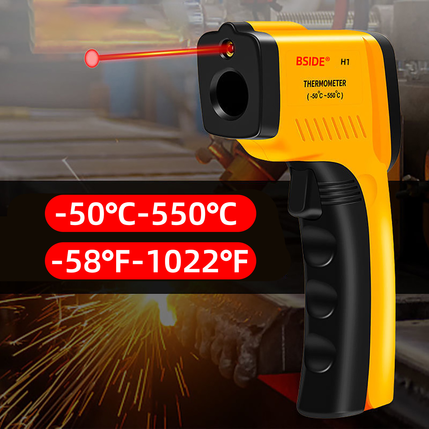 Digital Infrared Thermometer - - Industrial Laser Thermometer Gun review and price