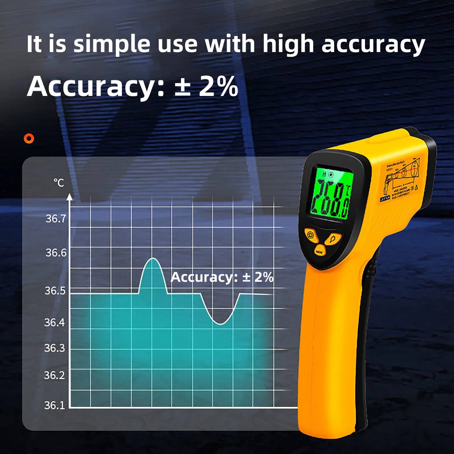 Digital Infrared Thermometer - - Industrial Laser Thermometer Gun review and price
