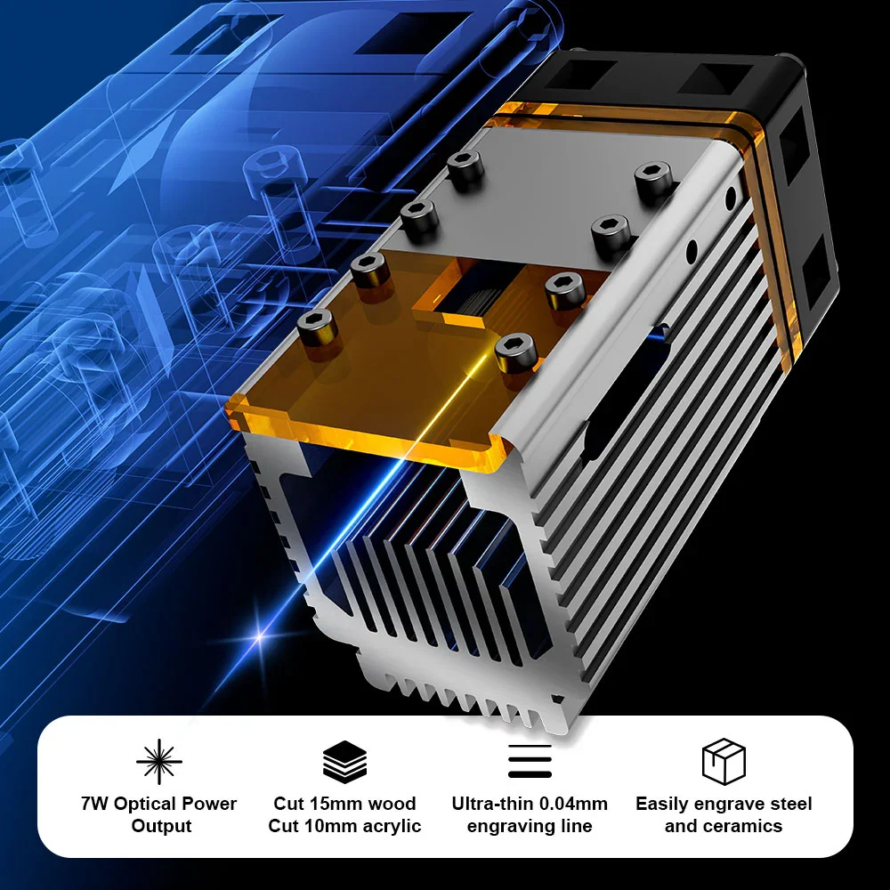 NEJE 7W Diode Laser Engraver C - Industrial Laser Diode review and price
