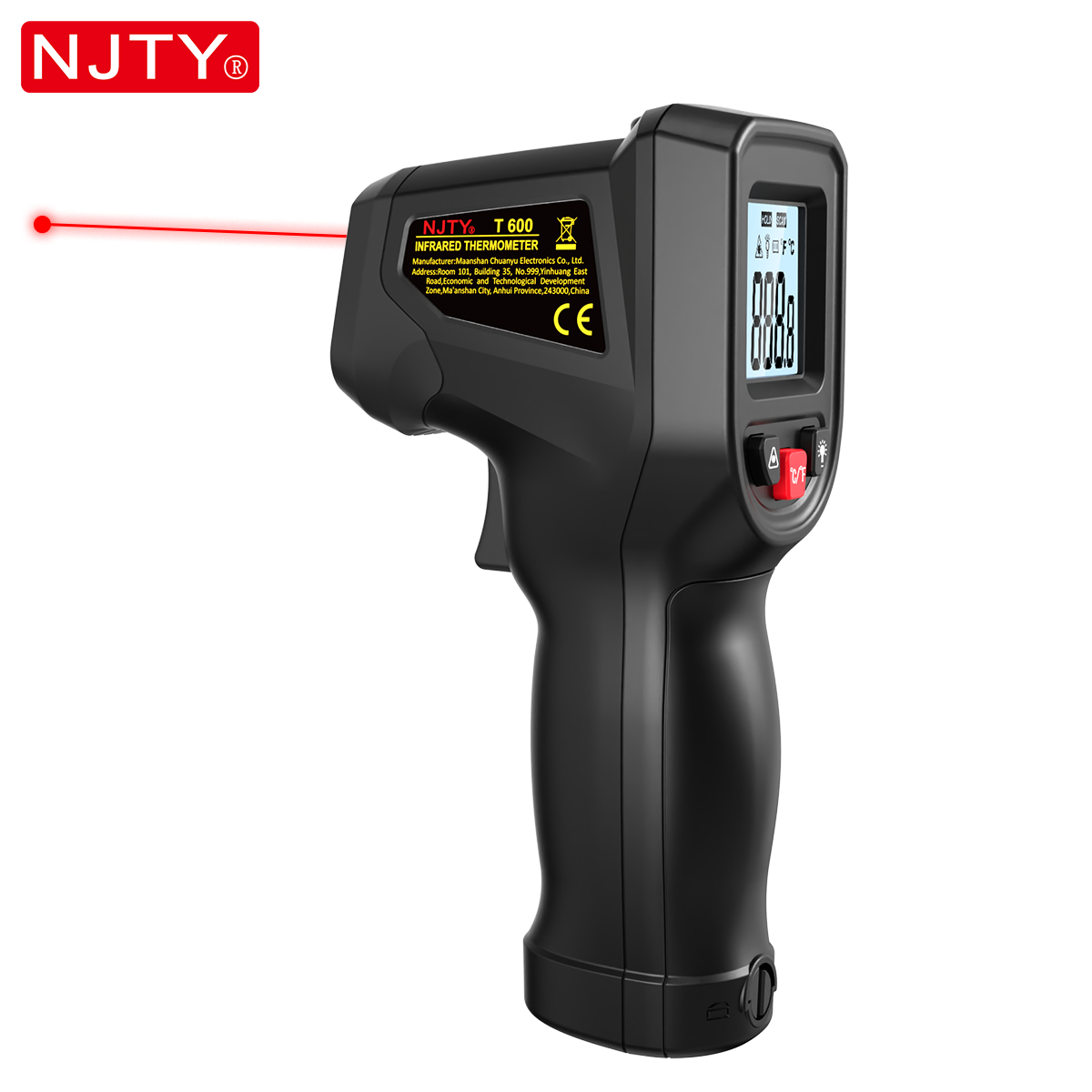 NJTY T600 Infrared Thermometer - Industrial Laser Thermometer Gun review and price