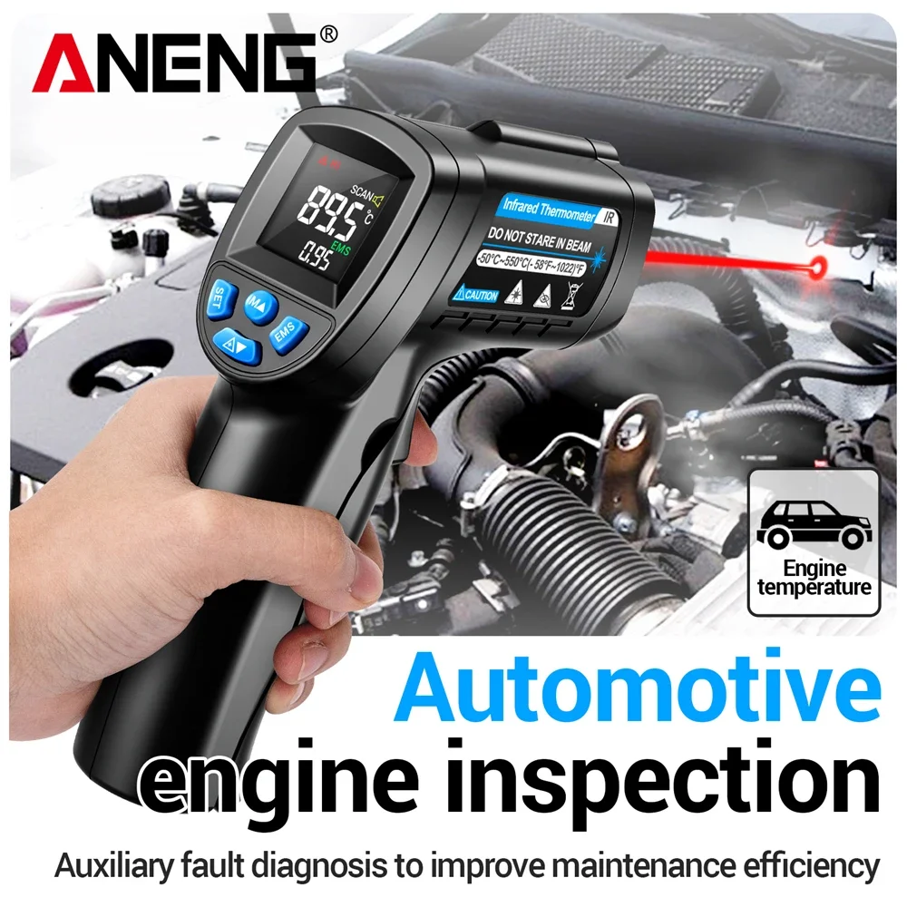 ANENG TH104 Infrared Handheld  - Industrial Laser Thermometer Gun review and price