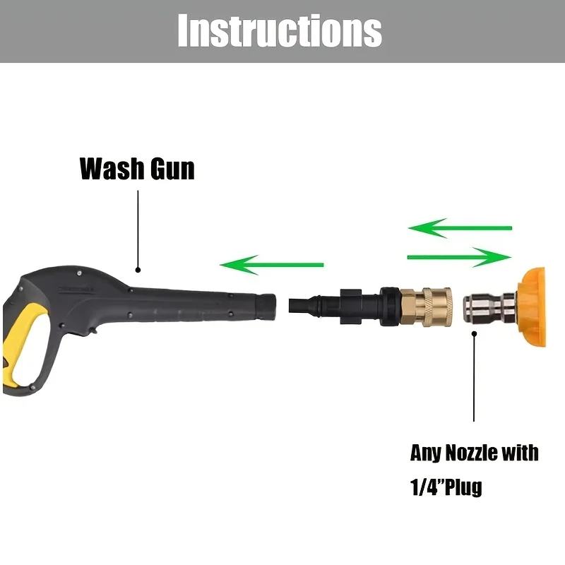 6Pc High Pressure Washer Quick - Laser Nozzle Ceramic review and price