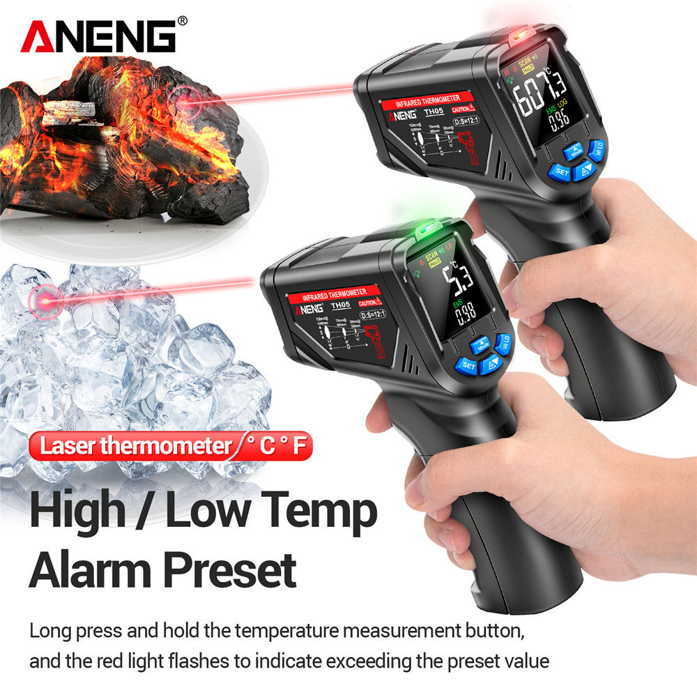 ANENG TH05 Infrared Thermomete - Industrial Laser Thermometer Gun review and price