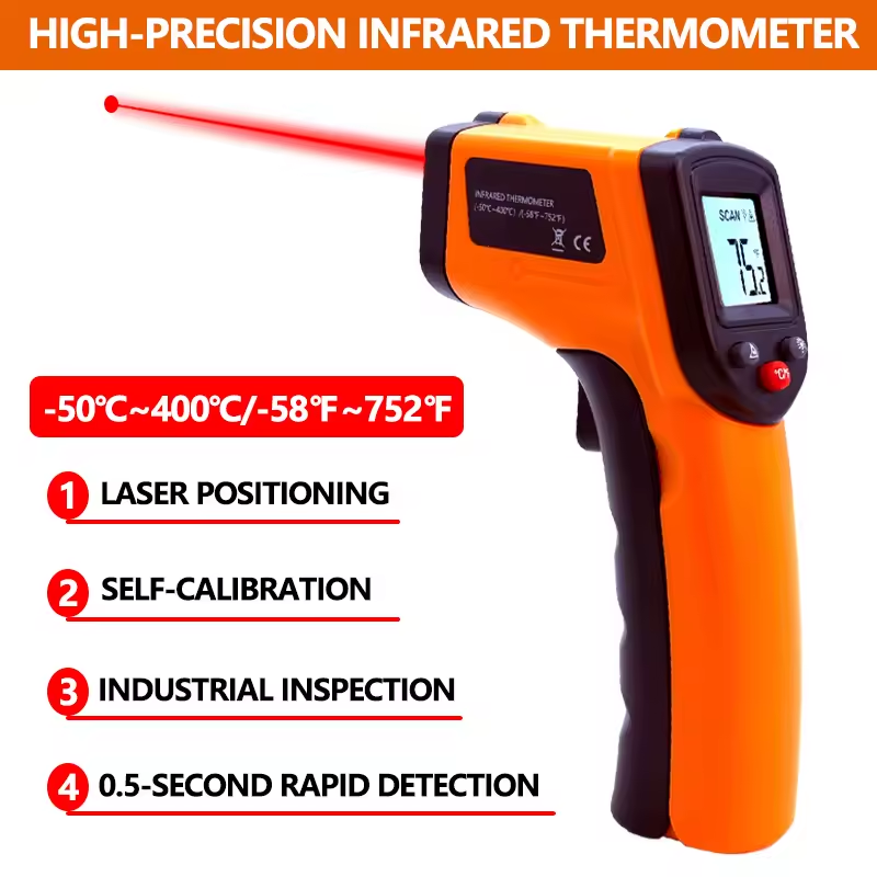 Handheld Infrared Thermometer  - Industrial Laser Thermometer Gun review and price