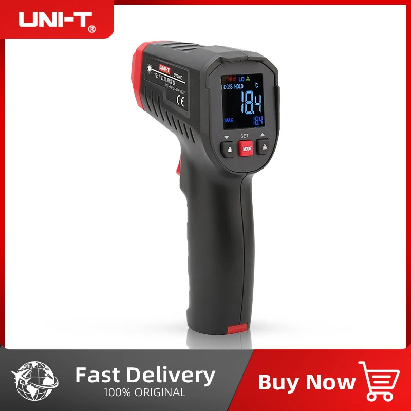UNI-T Digital Thermometer Non- - Industrial Laser Thermometer Gun review and price