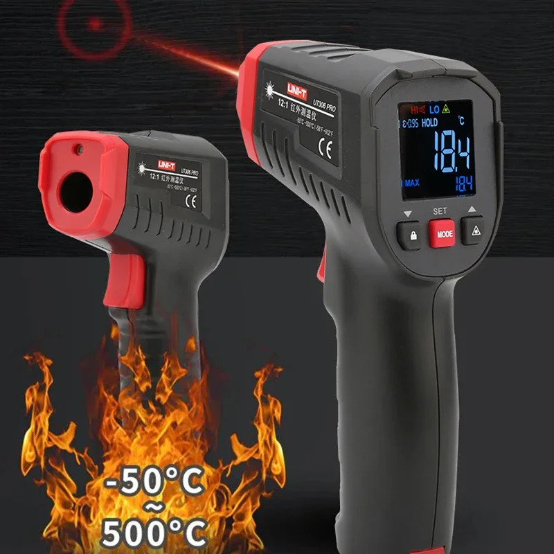 UNI-T Digital Thermometer Non- - Industrial Laser Thermometer Gun review and price