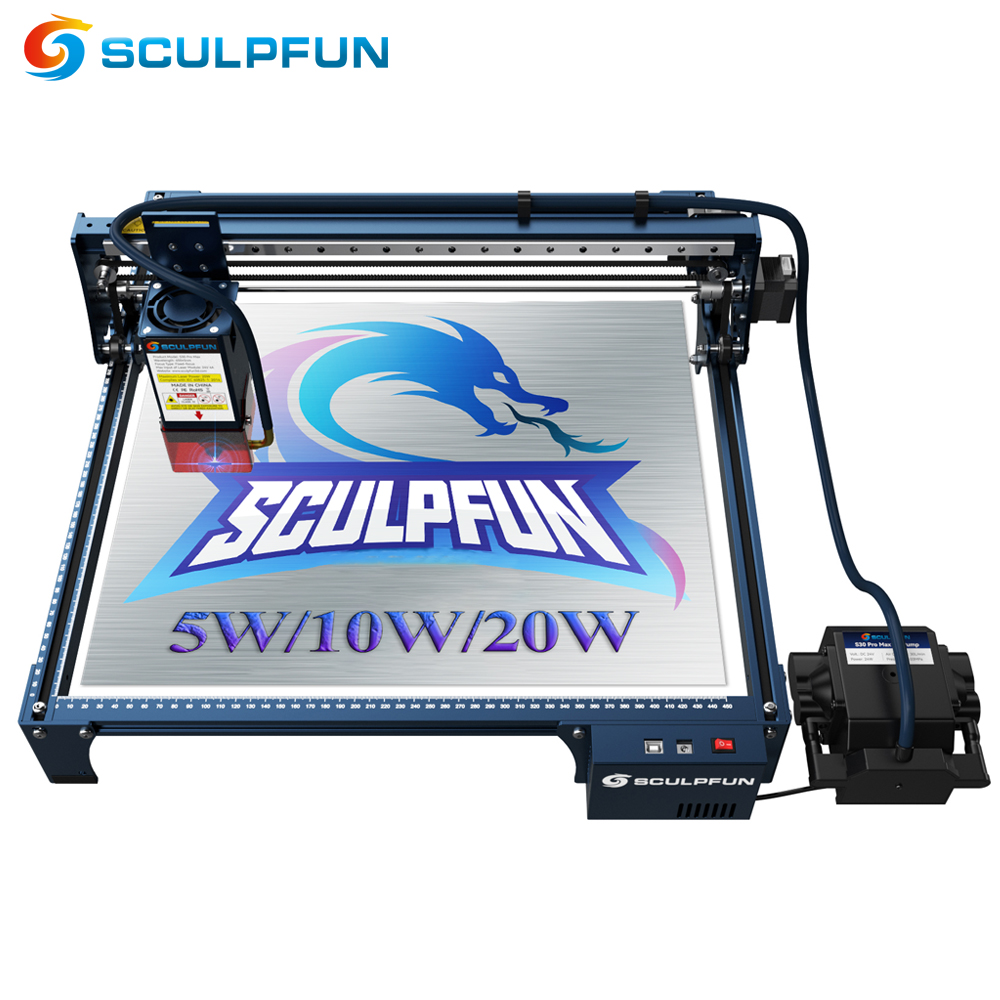 SCULPFUN S30/S30 PRO/S30 PRO M - Industrial Laser Engraver review and price