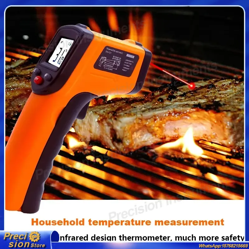 Infrared Thermometer Gun Non C - Industrial Handheld Laser review and price