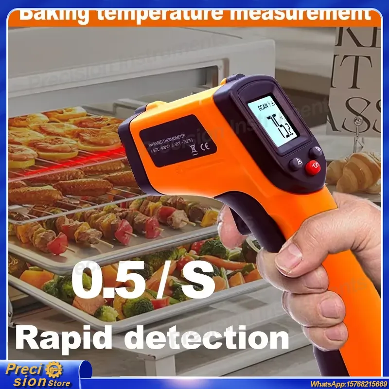 Infrared Thermometer Gun Non C - Industrial Handheld Laser review and price