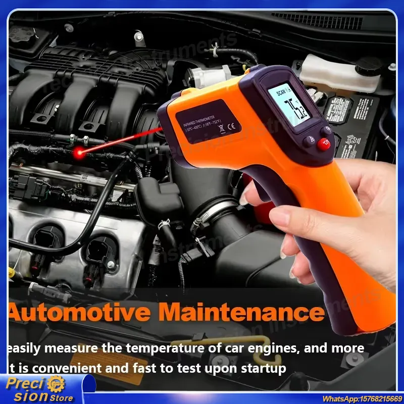 Infrared Thermometer Gun Non C - Industrial Handheld Laser review and price
